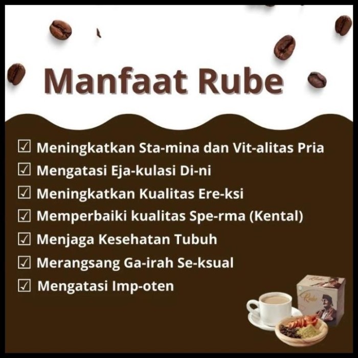 

Coffee Rube (1 Box) Asli Kopi Rube Untuk Dewasa Kuat 100% Manjur Harga