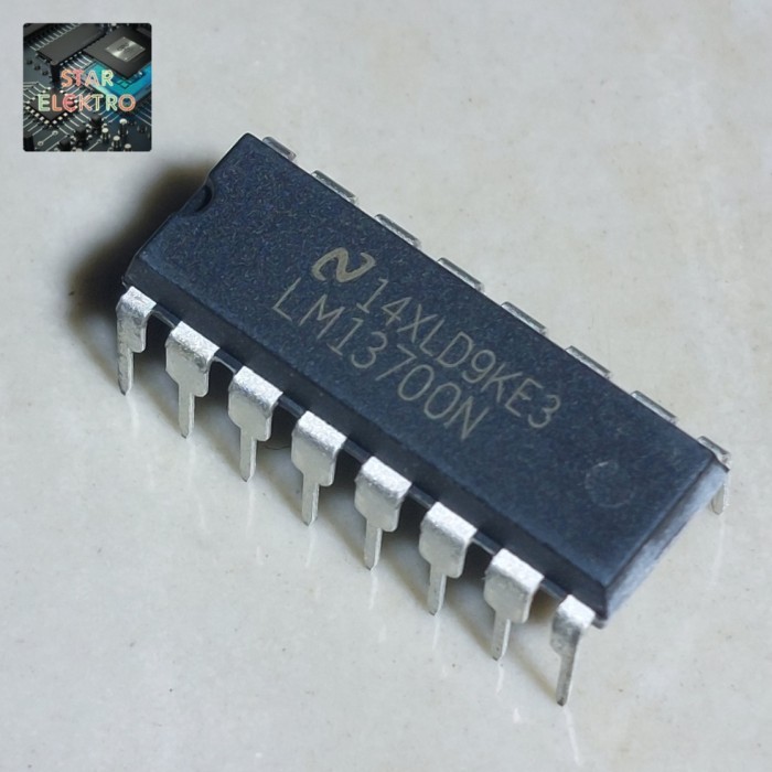 LM13700N Dip-16 Tancap LM13700 LM 13700 13700N IC Dual OpAmp Audio