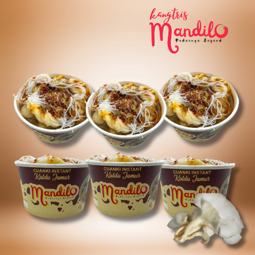 

Mandilo Bundling 6 Pcs - Cuanki Instant nikmat ketagihan | Kaldu Jamur | Cuankie Siap Saji