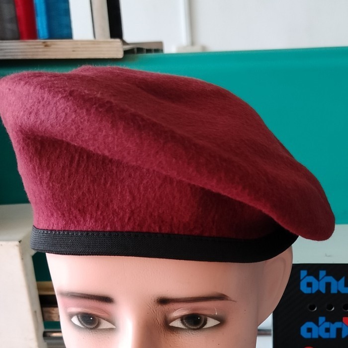 promo ✨ -Baret Merah Maroon Kemenkumham ( Model Camel ) POLSUSPAS KUMHAM - 59
