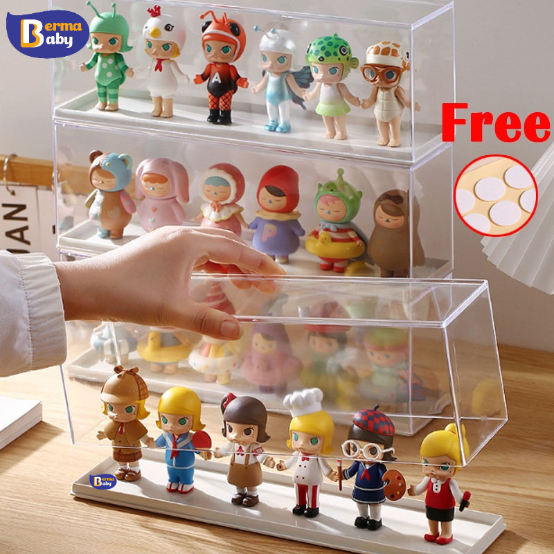 Berma Baby Rak Display Mainan Transparent Acrylic Box Rak Penyimpanan Mainan Display Box