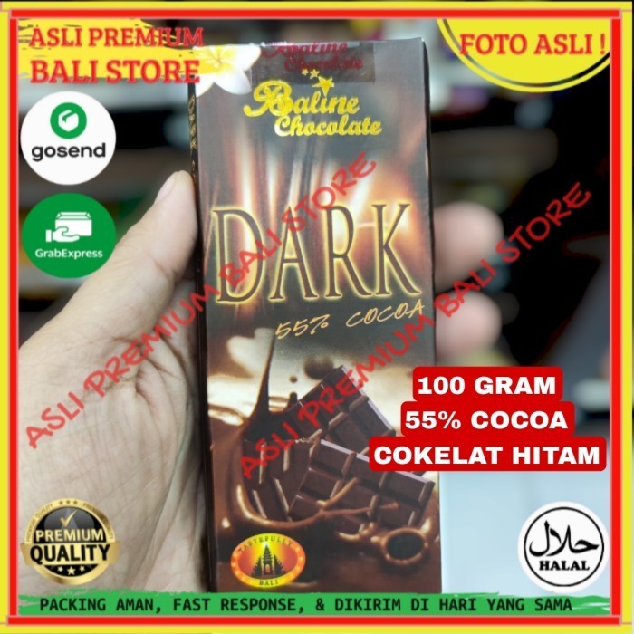 

OLEH OLEH MAKANAN CEMILAN CAMILAN SNACK KULINER KHAS ASLI ORI ORIGINAL BALI COKLAT COKELAT COCOA HITAM