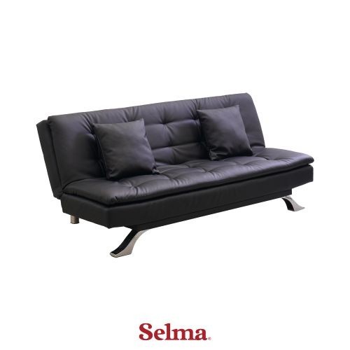 Selma Greesa Sofa Bed Kulit - Hitam