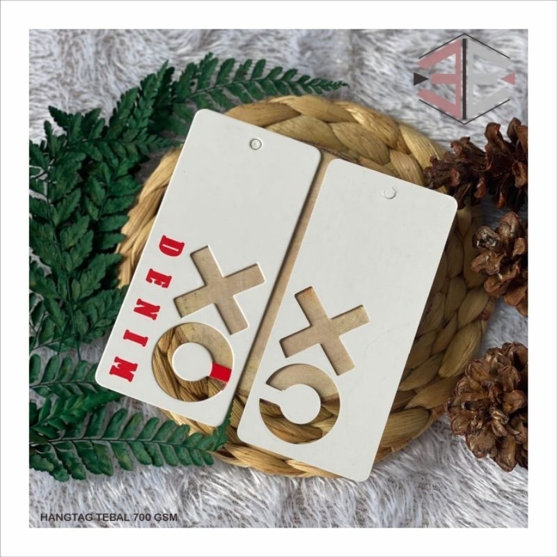 

label hangtag hang tag custom hangtag tebal Tag baju label hangt 700 gsm
