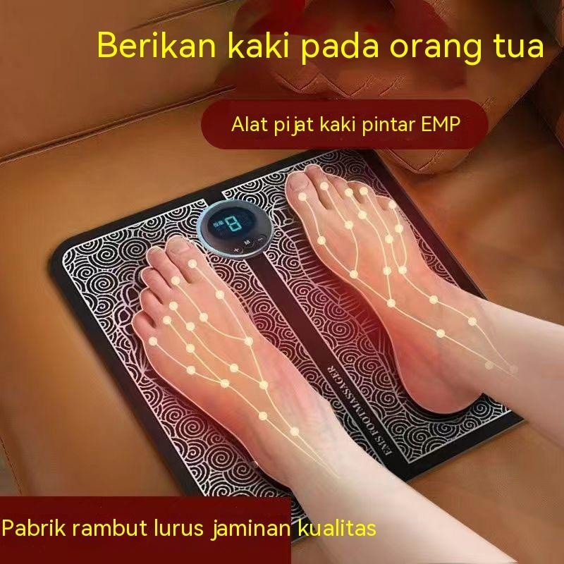 ☂Bantal Pijat Kaki Pulsa/Alat Pijat Kaki/EMS Pijat Kaki/Tongjing Acupoint/ EMS Foot Massage Mat Japa