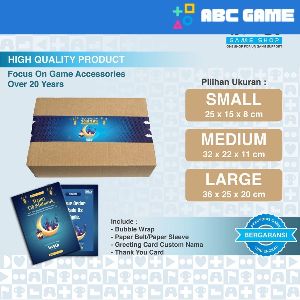 

Exclusive Box Hampers Lebaran Paper Belt Free Greeting Card