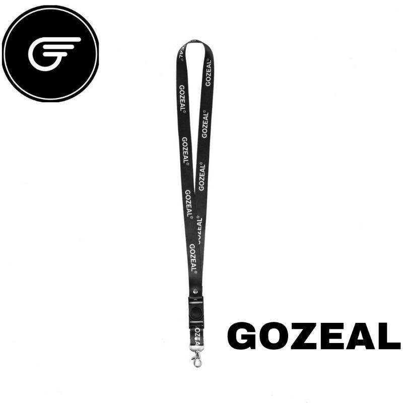 

lanyard GOZEAL lanyard DISTRO gantungan kunci GOZEAL / name tag id card kartu nama / tali lanyard gantungan leher