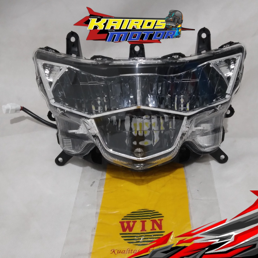Lampu Depan Mio Soul GT 125 Blue Core + LED 2015 2016 2017 2018 WIN | reflektor headlamp WIN | head 