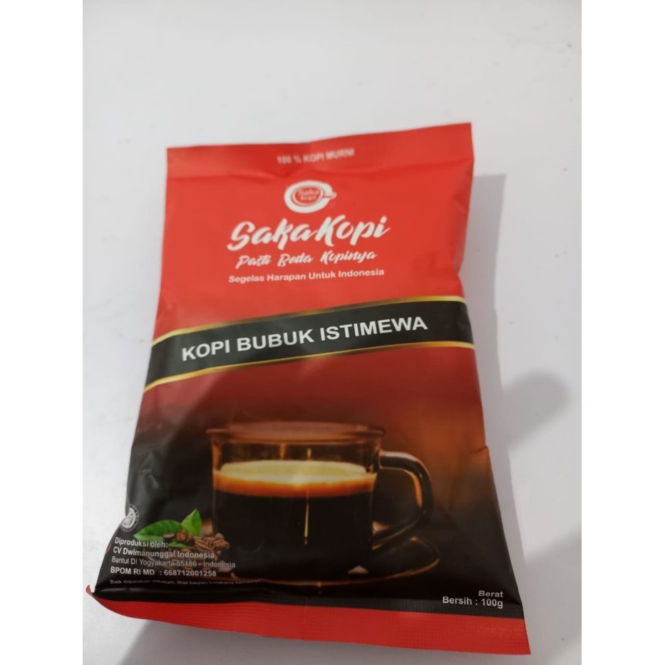 

SAKA KOPI BPOM DAN HALAL KEMASAN 100 GRAM