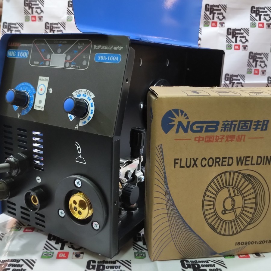 Mesin Las CO Mesin Las Mig Tanpa Gas 160Amper Lakoni Basic MIG 160