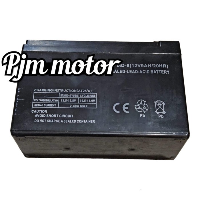 AKI baterai bateray mesin pompa hama sprayer gendong elektrik 16L