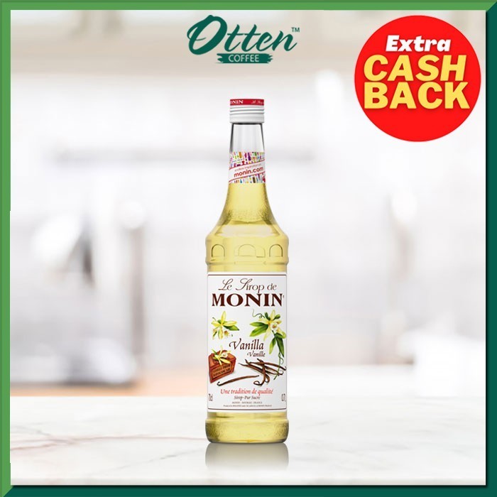 

Monin - Syrup Vanilla (700 ML) - Sirup Minuman Rasa Vanila