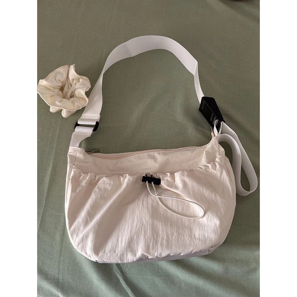 [ COD✅ ] Aroana Bag Tas Selempang Musim Semi dan Musim Panas Ins Ransel Serut Nilon Kasual Wanita Ta