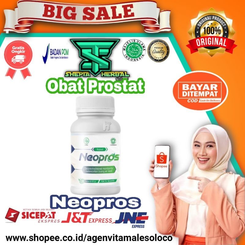 NEOPROS OBAT HERBAL MENGATASI KANKER PROSTAT & NEOPROS MELANCARKAN BUANG ORIGINAL( Gratis Ongkir & C