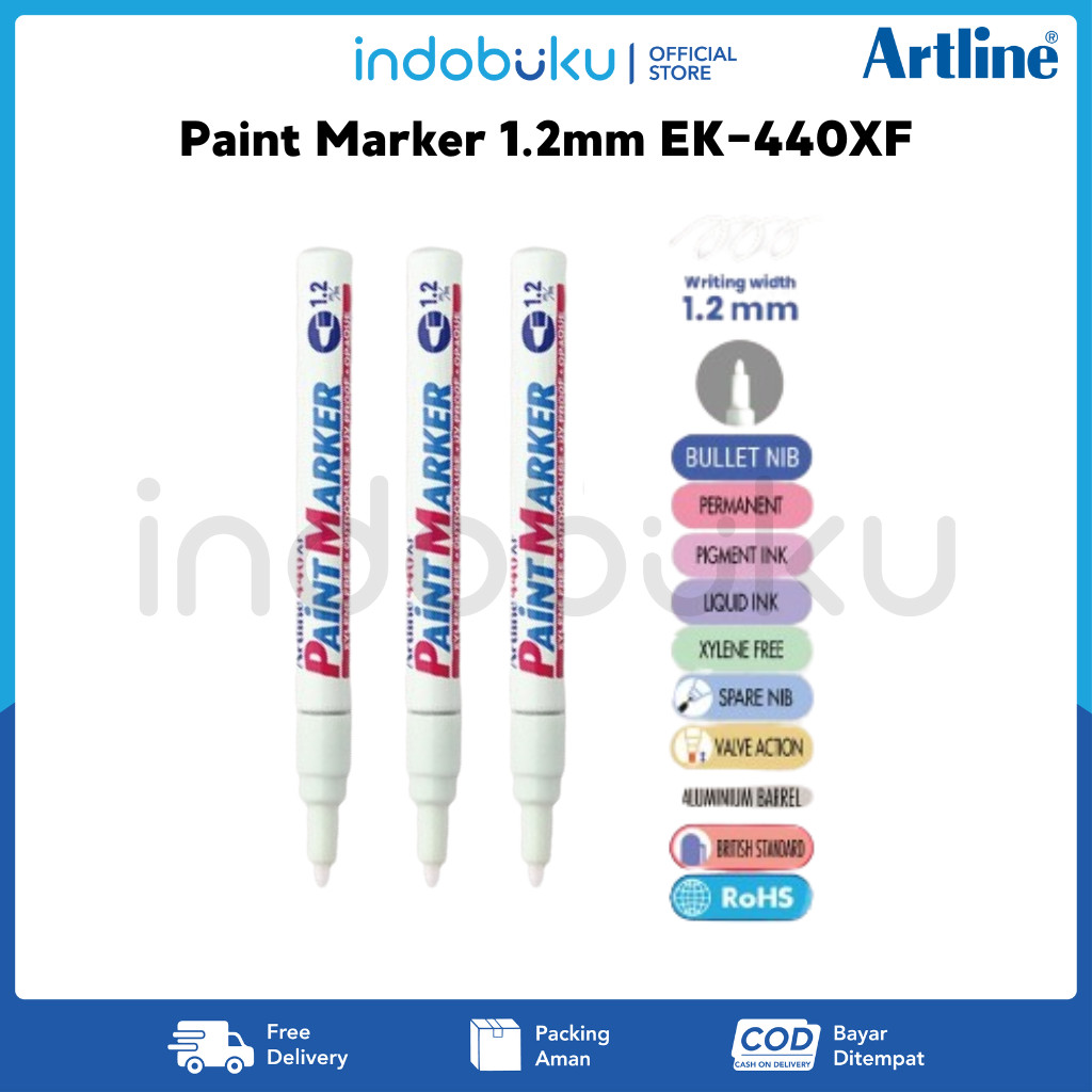 

Paint Marker Artline Kecil 1.2mm EK-440XF