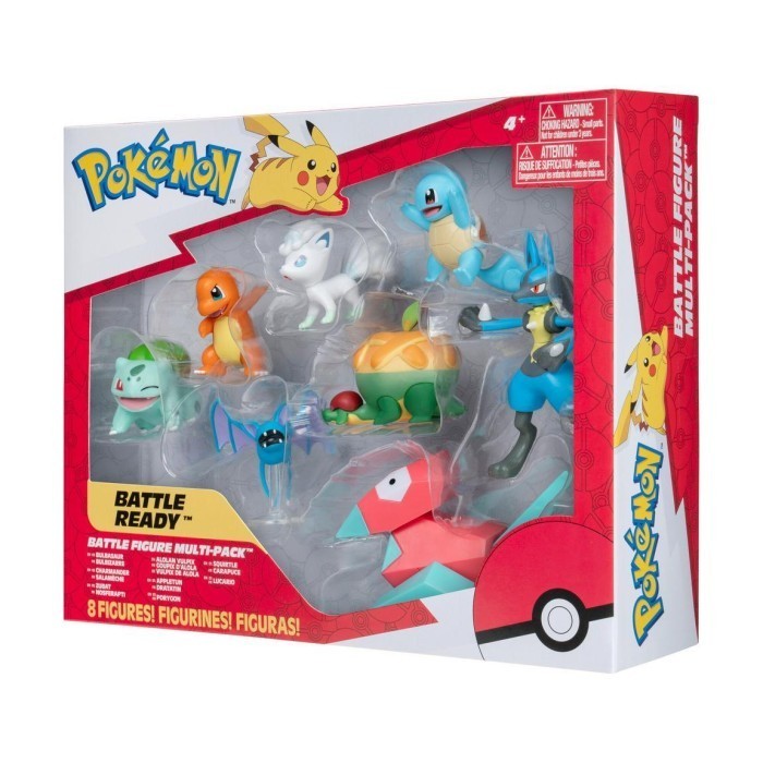[KETENG] Pokemon Battle Figure Multi Pack LUCARIO PORYGON APPLETUN ALOLAN VULPIX ALOLA ZUBAT CHARMAN