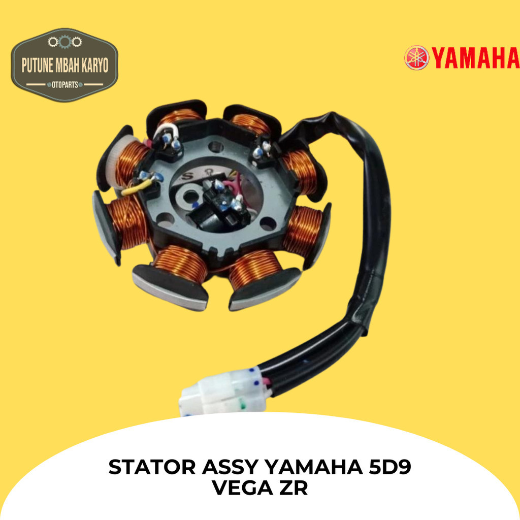 Spull Stator Assy Spul Motor Vega ZR Jupiter Z New Z1 1 Baru Lama 5D9