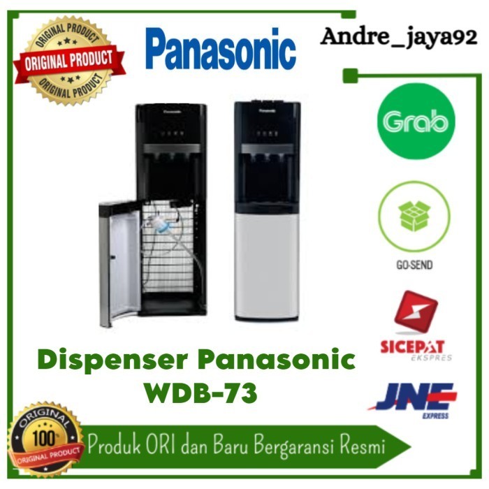 Dispenser Panasonic Galon Bawah Kompresor Wdb-73Ma