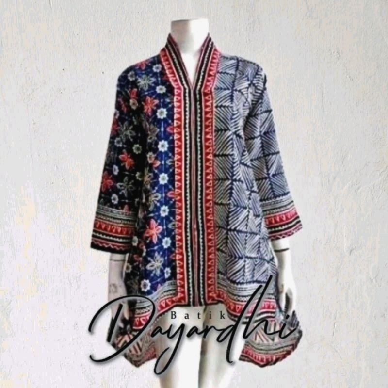 TUNIK BATIK IWAN TIRTA NAVY