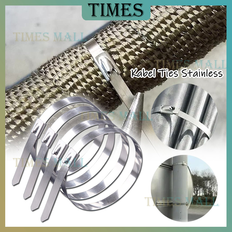 50Pcs Kabel Ties Stainless/Cable Tie Stainless/Stainless Cable Ties/Kabel Ties Wrap Motor Mobil/Cabl