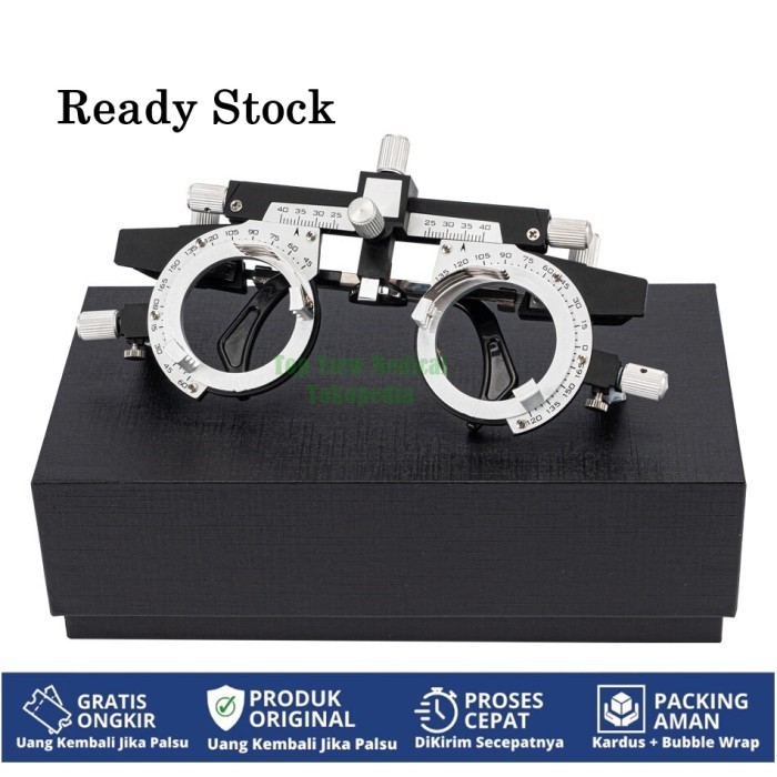 TRIAL FRAME SET TRIAL LENS FRAME OPTIKAL FULL ADJUSTABLE HIGH QUALITY