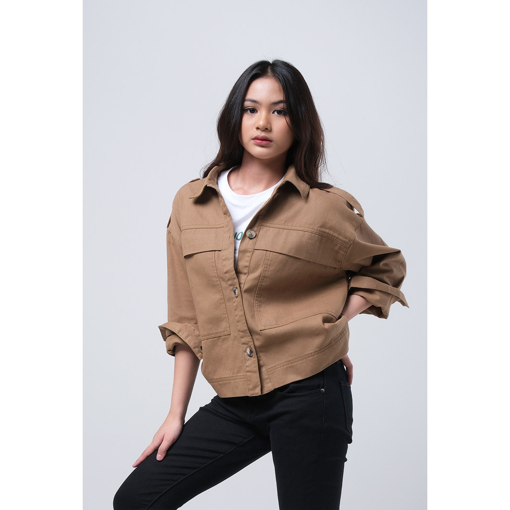 Logo Jeans - Jaket Wanita Maya Outer 34433L5BW