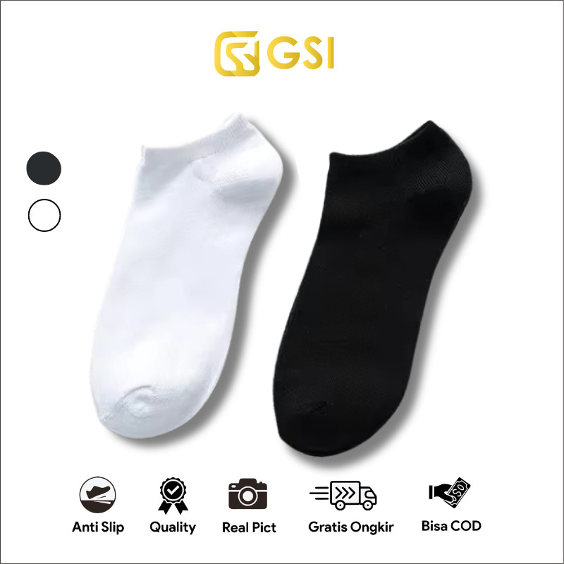 GSI Kaos Kaki Polos 0000 Pendek Sepatu Dewasa