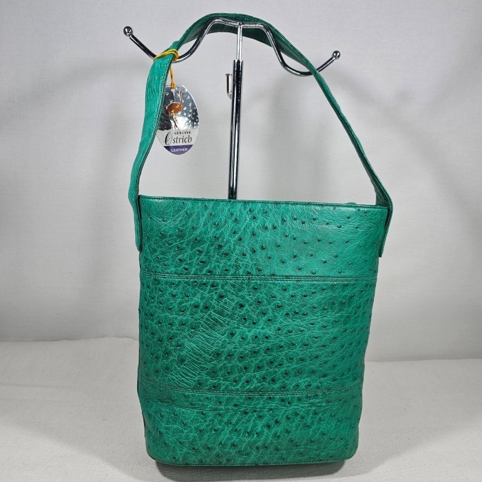Ostrich Leather Italy Exotan original hand tote bag tas pesta tangan ketek kulit burung unta asli Gr