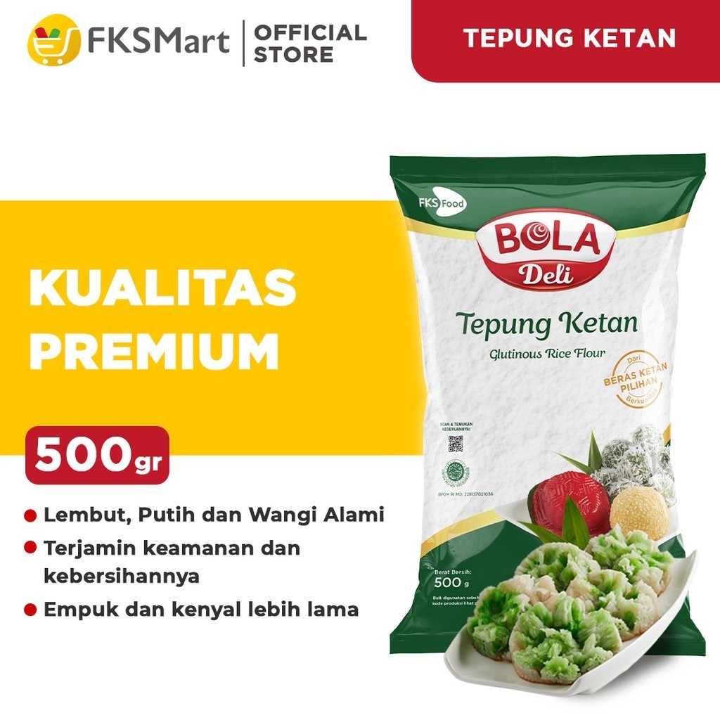 

BOLA Deli Tepung Ketan 500 gr TM