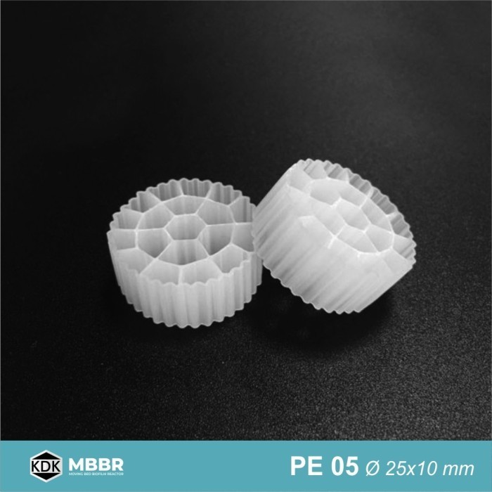 mbbr kaldness K3 filter | MBBR PE 5 19 lubang - 1 LITER