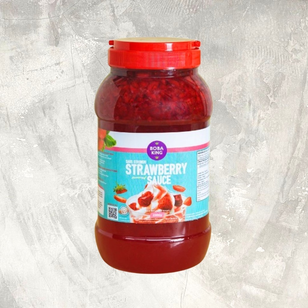 

Strawberry Sauce Boba King 2.300 Gram