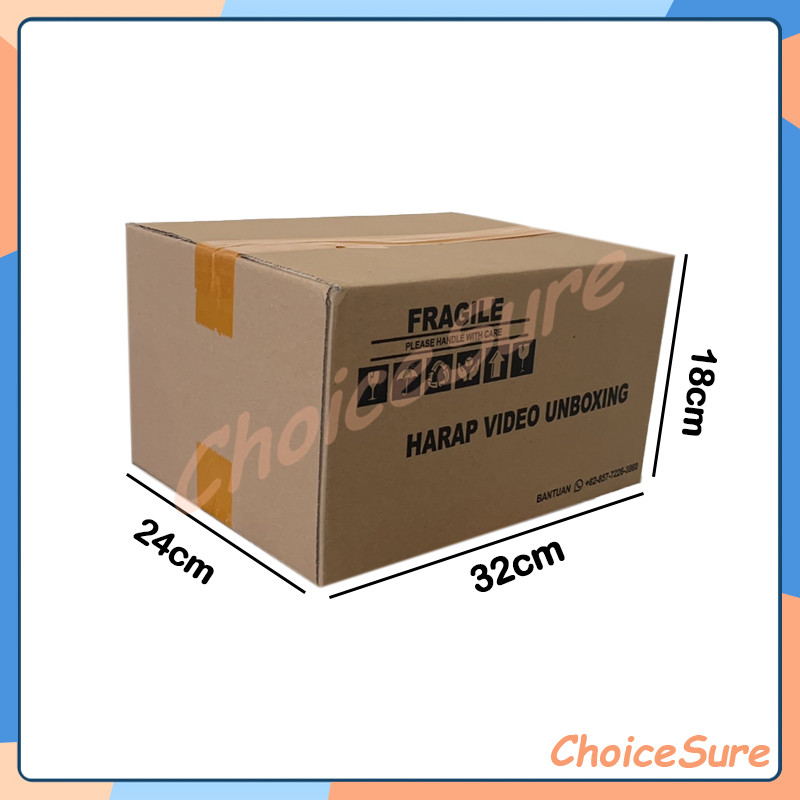 

kardus polos 32cmx24cmx18cm / 35cmx20cmx12cm packaging / box