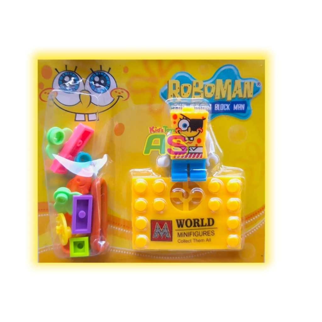MAINAN L3GO SPONGEBOB / MAINAN ROBOT SUSUN / MAINAN SPONGEBOB LEEGO
