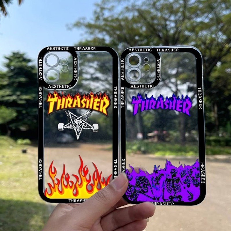 thrasher Trendy Brand Soft Case IPhone 18 Pro Max 17 Pro Max 17 Air 16 Pro Max 16 Plus 16E 15 Pro ma