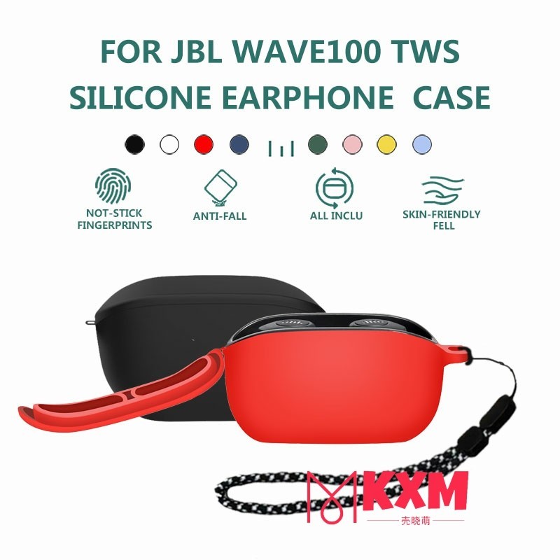 JM00 JBL WAVE100 TWS  CASE TWS Silicone Case Cover  series Dust-proof Protective Case for JBL W100 T