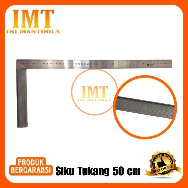 

rtc Kapusi Siku Penggaris 50cm / Penggaris Siku 50cm K-2604