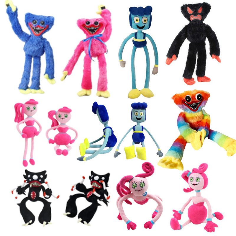 Horror Game Mommy Long Legs Plush Toys Wuggy Huggy Plush Stuffed Doll Bunzo Bunny Bron Children's Bi