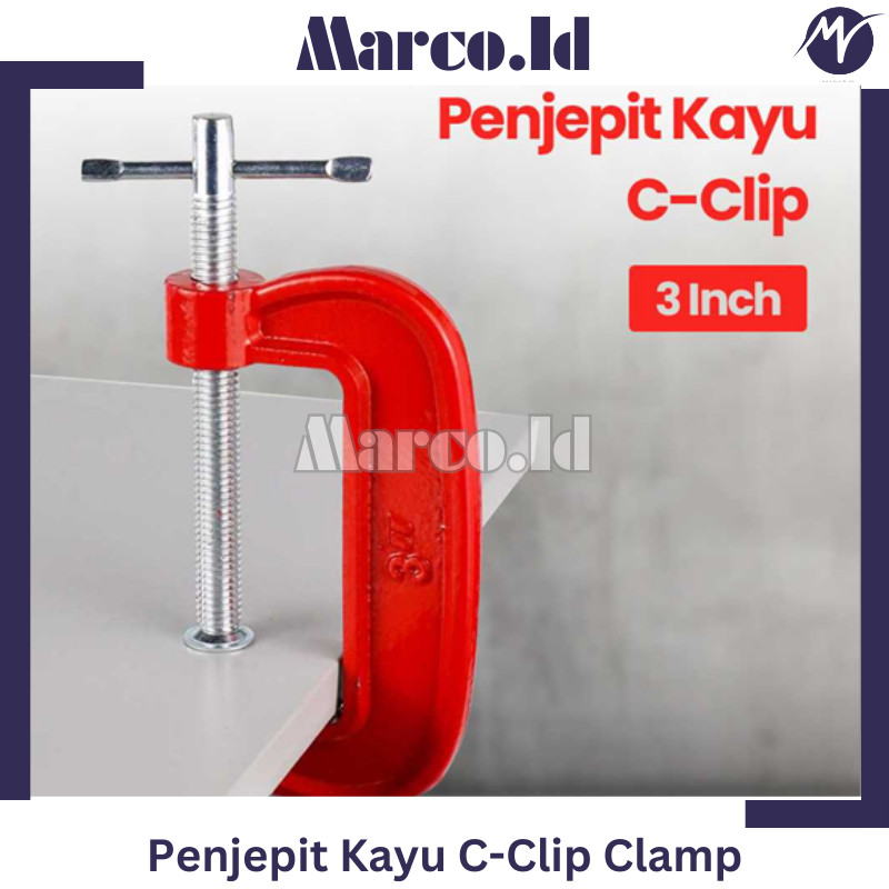 Penjepit Kayu C-Clip Clamp