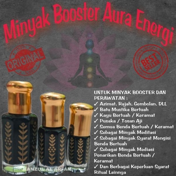 Minyak Khusus Perawatan Dan Booster Energi