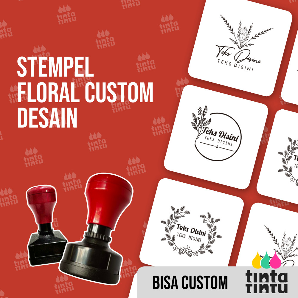 

Stempel Floral Custom Desain