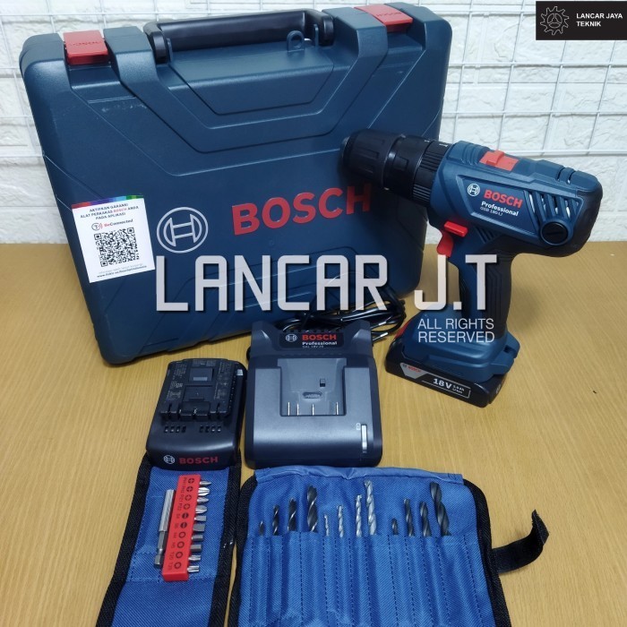BOSCH GSB 180 LI 18V CORDLESS IMPACT DRILL BOR TEMBOK BETON BATERAI