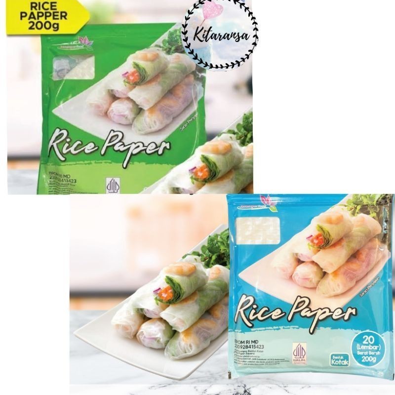 

Rice Paper/Rice Paper Bulat/Rice Paper Kotak/Rice Paper/Sushi