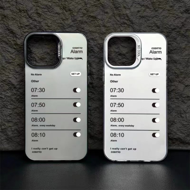 Jam alarm kreatif IMD phone case Vivo Y02/Y02T Y15S/Y15A Y16/Y02S Y11/Y12/Y15/Y17 Y17S Y20/Y20s/Y12s