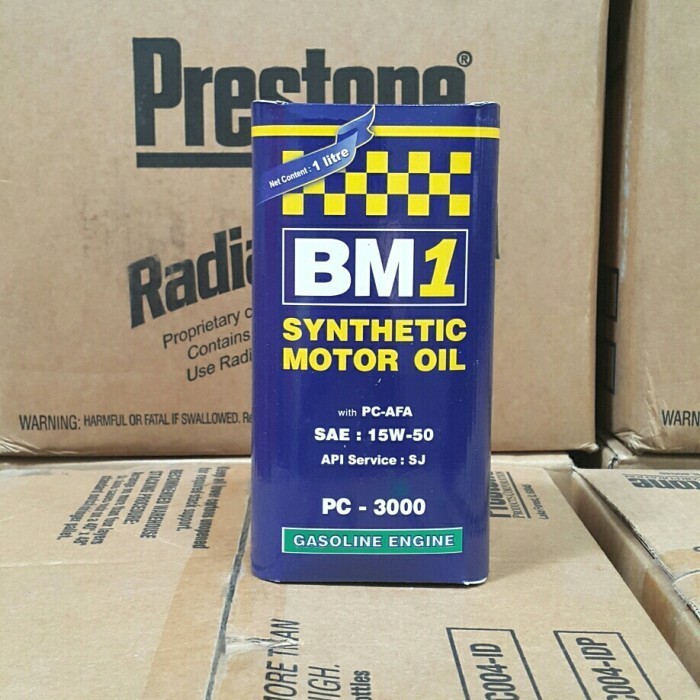 (MLS) OLI MESIN MOBIL BM1 / BM 1 / BM-1 PC-3000 15W-50 1 LITER By Dunia Variasi