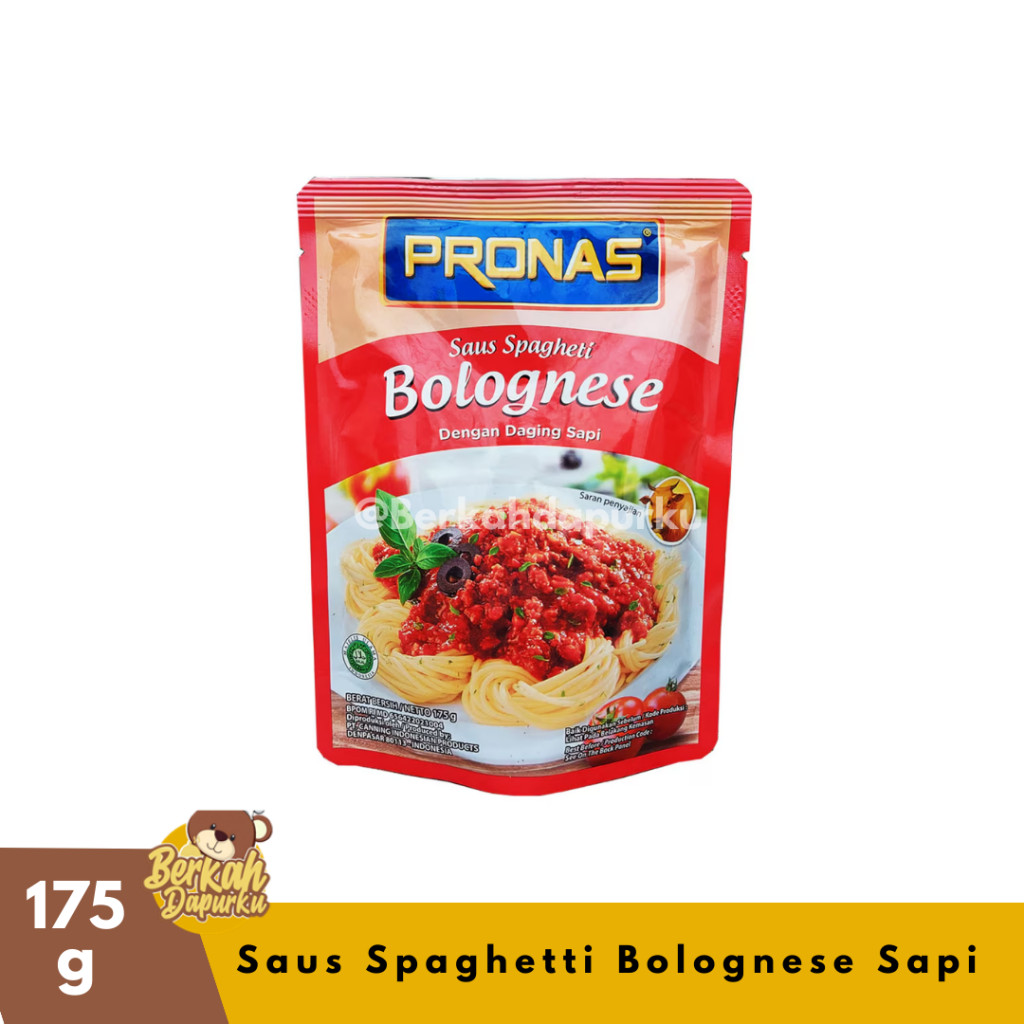 

Pronas Bolognese Sauce Pouch 175g Saus Spaghetti