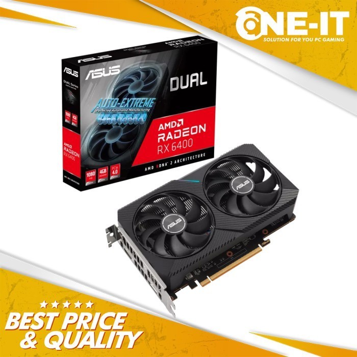 VGA ASUS Dual Radeon RX 6400 4G 4GB GDDR6