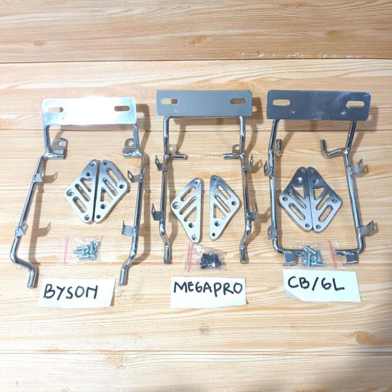 kupingan dudukan bracket breket pangkon lampu depan CB GL MEGAPRO TIGER tralis CNC HEREX THUNDER BYS