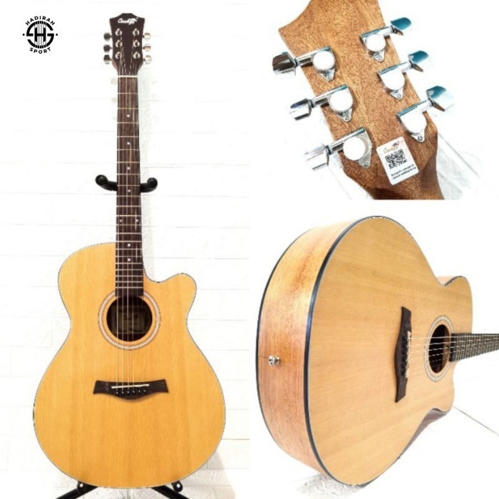 Dubo gitar cowboy gitar akustik cowboy GWC 235 accoustic guitar - GWC 235 NA, gitar saja