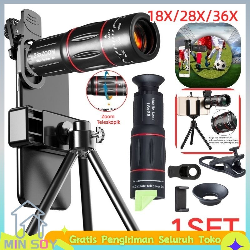 Toop Maakmurr CODLensa Apexel 18x25 Tele Zoom Apexel 28x Zoom HP Lens Kamera TeleZoom HD Ponsel