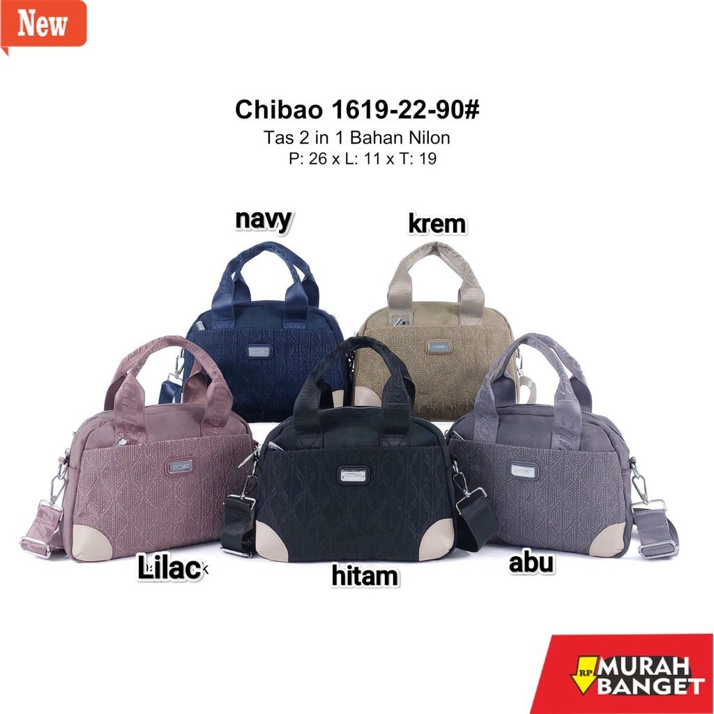 tas jinjing wanita Tas selempang wanita CHIBAO 2in1 jinjing sling bag cewek kekinian waterproof anti